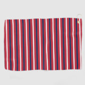 Serviette De Golf Bleu rouge bleu blanc (Horizontal)