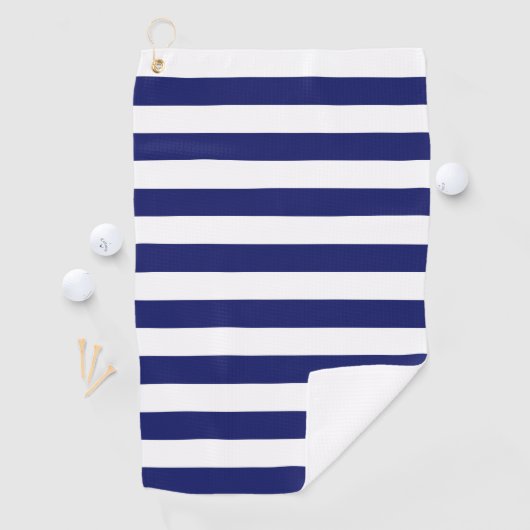 Serviette De Golf Bleu Sailor (En situation)