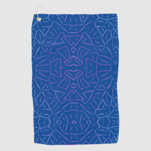 Serviette De Golf Bleu simple