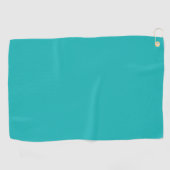 Serviette De Golf Bleu Turquoise Printemps (Horizontal)
