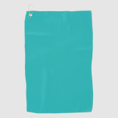 Serviette De Golf Bleu Turquoise Printemps (Devant)
