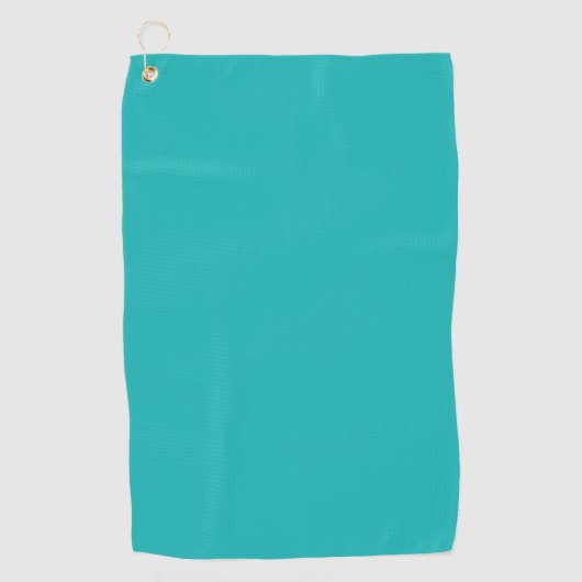 Serviette De Golf Bleu Turquoise Printemps (Devant)