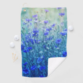 Serviette De Golf Bleuets (En situation)