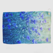 Serviette De Golf Bleuets (Horizontal)