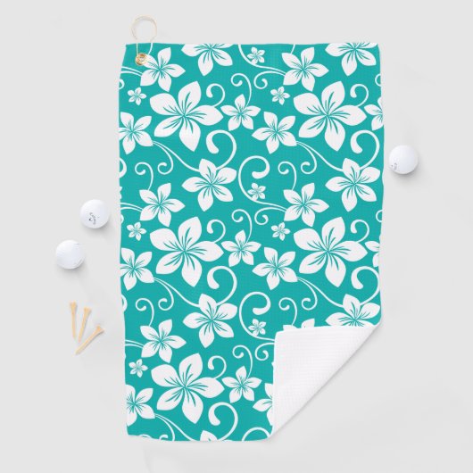 SERVIETTE DE GOLF BLUE HAWAII (TURQUOISE) (En situation)