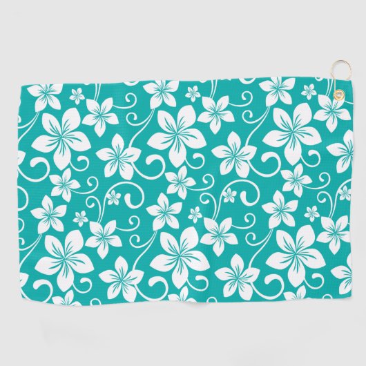 SERVIETTE DE GOLF BLUE HAWAII (TURQUOISE) (Horizontal)