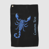 Serviette de golf Blue Scorpion (Devant)