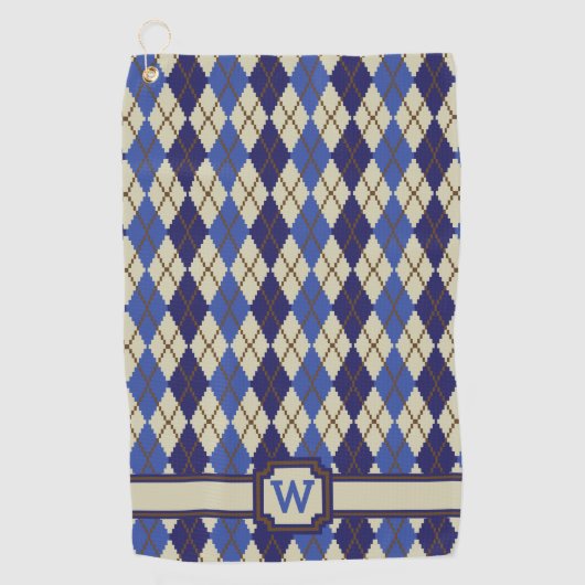 Serviette De Golf Blueberry Scone Jacquard Golf Serviette (Devant)