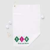 Serviette de golf BLWGC (En situation)