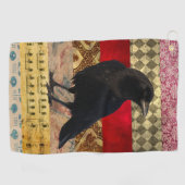 Serviette de golf Bohemian Crow (Horizontal)