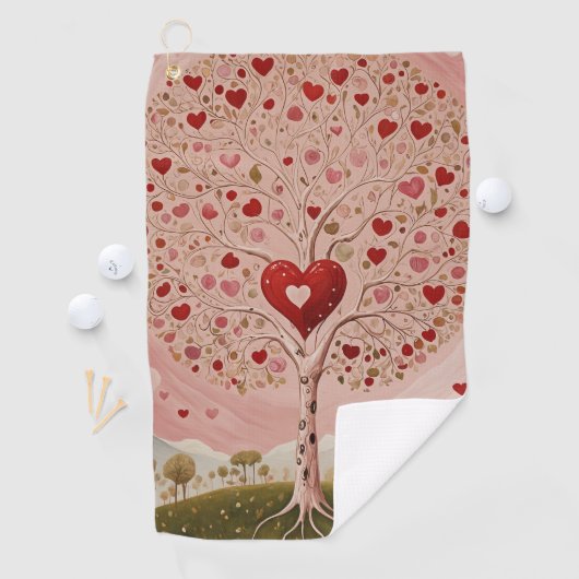 Serviette De Golf Bois (En situation)