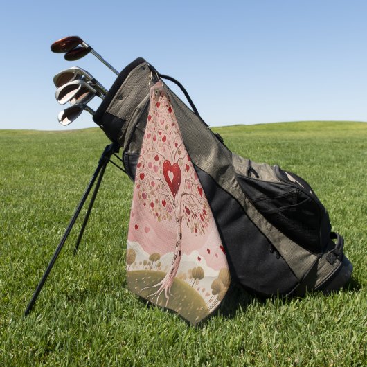 Serviette De Golf Bois (Vert)