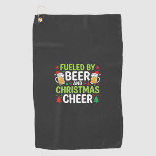 Serviette De Golf Boisson de Noël de bière vecteur de vacances