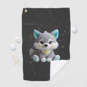 Serviette De Golf bon chien (En situation)