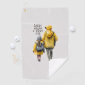 Serviette De Golf Bond père et fille (En situation)