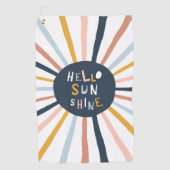 Serviette De Golf Bonjour Sunshine (Devant)