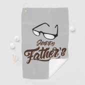 Serviette De Golf Bonne Fête des pères Best Golf Towel (En situation)