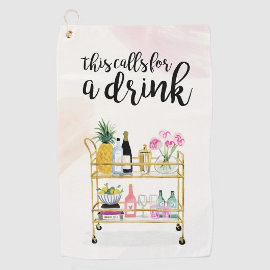 Serviette De Golf Bonne heure à la maison II (Devant)