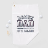 Serviette De Golf Bonus Dad of a Baller Vintage Sports Shirt Design_ (En situation)