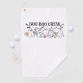 Serviette De Golf Boo Boo Crew Halloween Classic T-Shirt (En situation)
