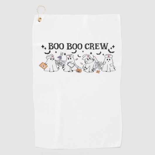 Serviette De Golf Boo Boo Crew Halloween Classic T-Shirt (Devant)