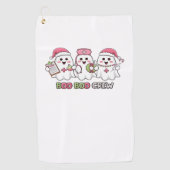Serviette De Golf Boo Boo Crew Noël, infirmière fantôme surdimension (Devant)
