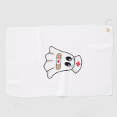Serviette De Golf BOO CREW Ghost Nurse Funny Halloween Essentiel (Horizontal)