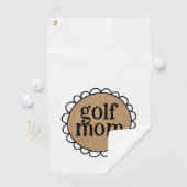 Serviette De Golf Bord à bascule MOM GOLF personnalisé (En situation)