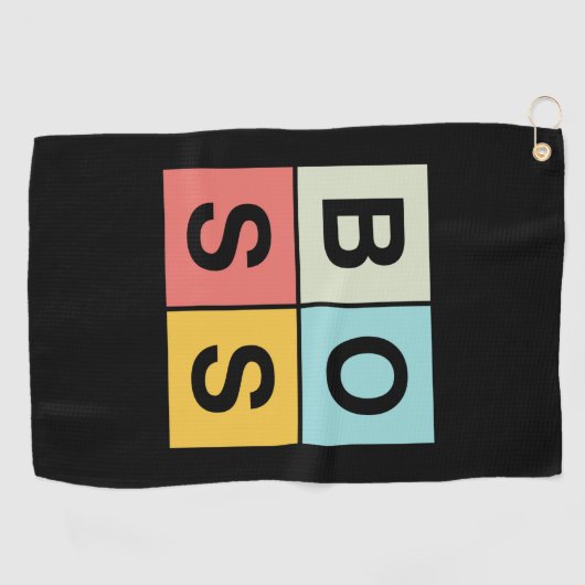 Serviette De Golf Boss (Horizontal)
