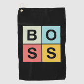 Serviette De Golf Boss (Devant)