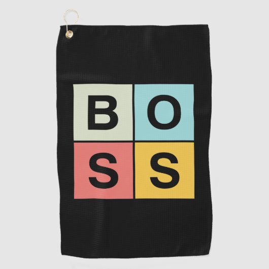 Serviette De Golf Boss (Devant)