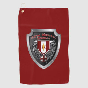 Serviette De Golf Bouclier de la 44e Brigade Médicale "Dragon Medics