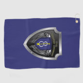 Serviette De Golf Bouclier de la 8e division d'infanterie “Pathfinde (Horizontal)
