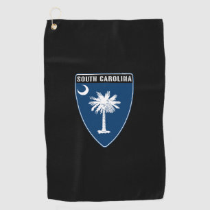 Serviette De Golf Bouclier de la Caroline du Sud