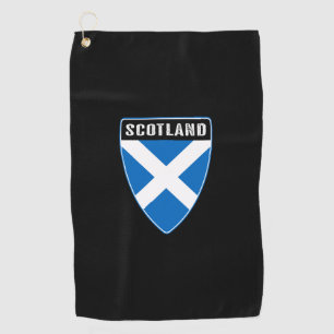 Serviette De Golf Bouclier écossais
