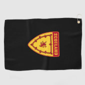 Serviette De Golf Bouclier écossais (Horizontal)