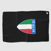 Serviette De Golf Bouclier Italien (Horizontal)