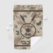 Serviette De Golf Bouclier Maccabee Et Paroles - Désert (En situation)