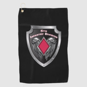 Serviette De Golf Bouclier personnalisé de la 5e division d'infanter