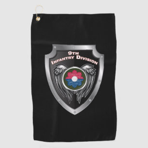Serviette De Golf Bouclier personnalisé de la 9e division d'infanter