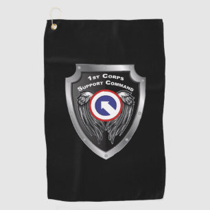 Serviette De Golf Bouclier personnalisé du 1er corps d'armée