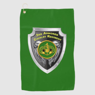 Serviette De Golf Bouclier personnalisé du 3e régiment de cavaleri