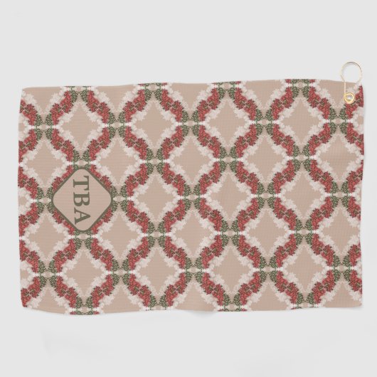 Serviette de golf Bougainvillea (Horizontal)