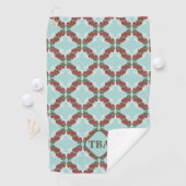 Serviette de golf Bougainvillea (En situation)