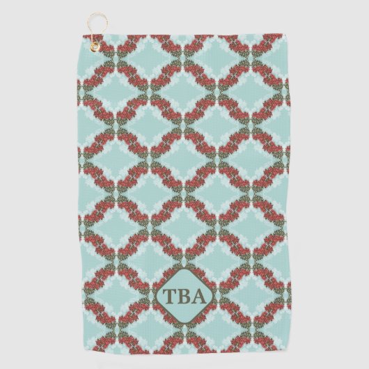 Serviette de golf Bougainvillea (Devant)