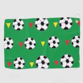 Serviette De Golf Boule de football (Horizontal)