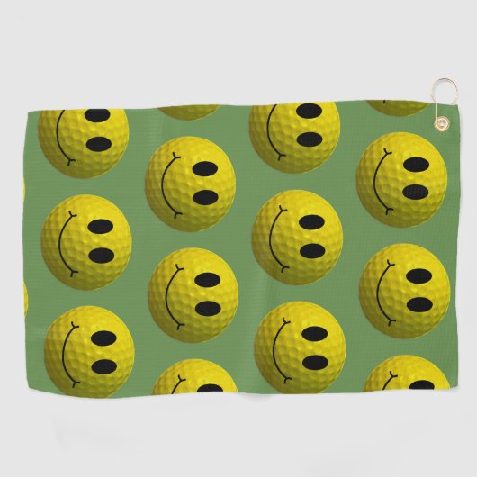 Serviette De Golf Boule de golf Ground Face (Horizontal)