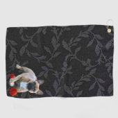 Serviette de golf bouledogue français (Horizontal)