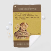 Serviette De Golf Boules de golf perdues de saint patron de St (En situation)