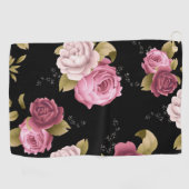 Serviette De Golf Bouquets de Roses 3 (Horizontal)